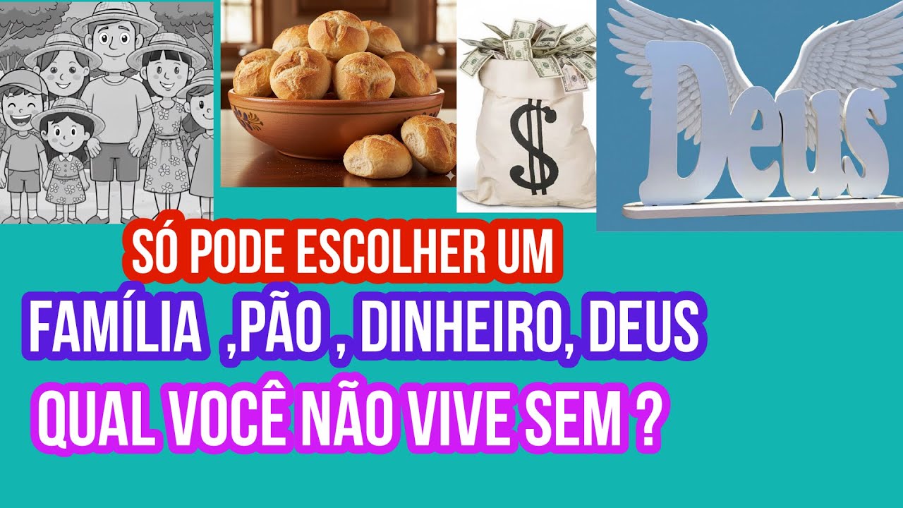 Deus ou Dinheiro Qual Não Vivemos Sem?