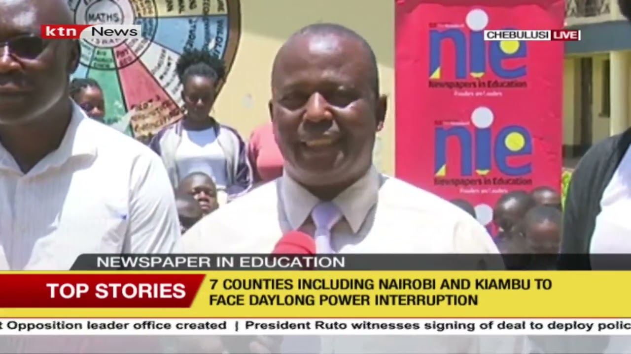 Standard Group Newspaper in education launched in Chebuyusi High School in Kakamega County