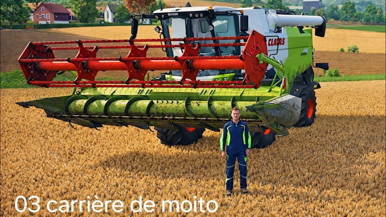 Moisson et pressage de balle 