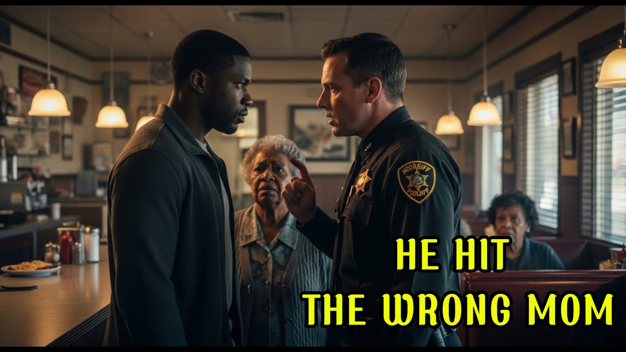 Racist Sheriff Slaps Elderly Black Woman at Diner — Unaware Her Son Was a Navy SEAL...