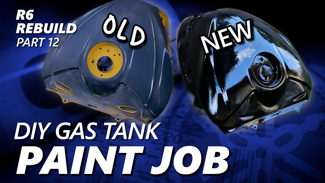 How To Paint R6 Gas Tank | Yamaha R6 Rebuild Series | Part 12