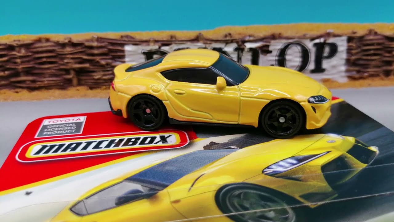 Toyota GR Supra 2023 yellow edition made by Matchbox release 2025