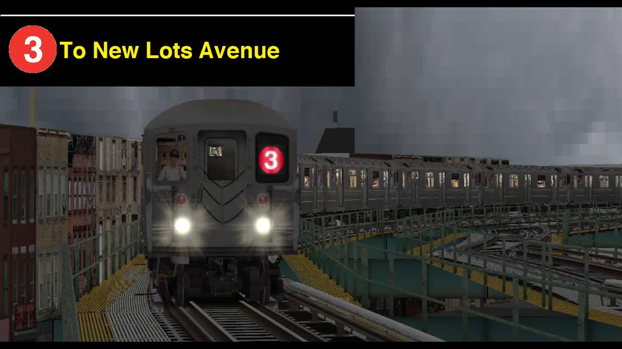 OpenBVE (3) Harlem-148th Street-Lenox Terminal To New Lots Avenue (R62)
