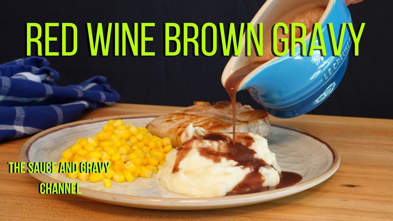 Red Wine Brown Gravy | Gravy | Gravy Recipe | Homemade Gravy | Brown Gravy Recipe | Brown Gravy