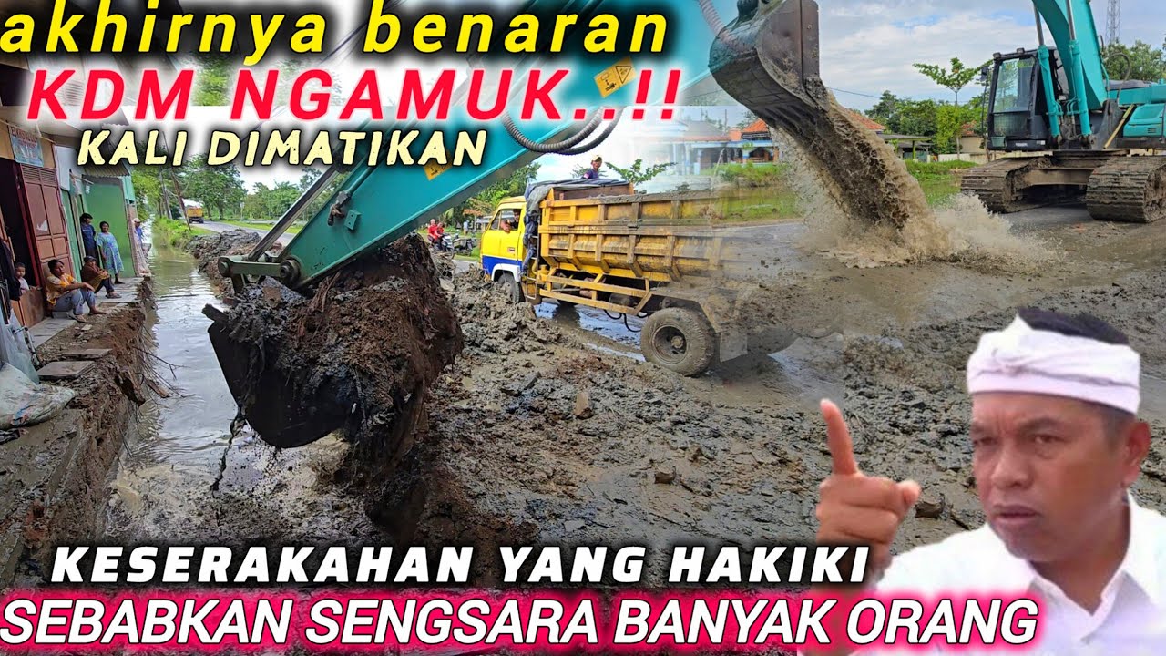 KALI INI KANG DEDI MULYADI BENARAN NGAMUK❗️KALI DIPERSEMPIT DIMATIKAN DIJADIKAN KIOS & DIKONTRAKAN😱