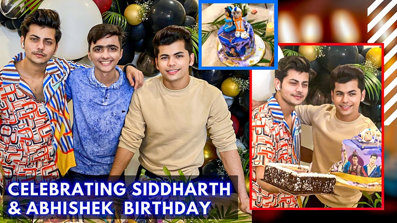 Celebrating Siddharth & Abhishek Nigam's Birthday At Their House