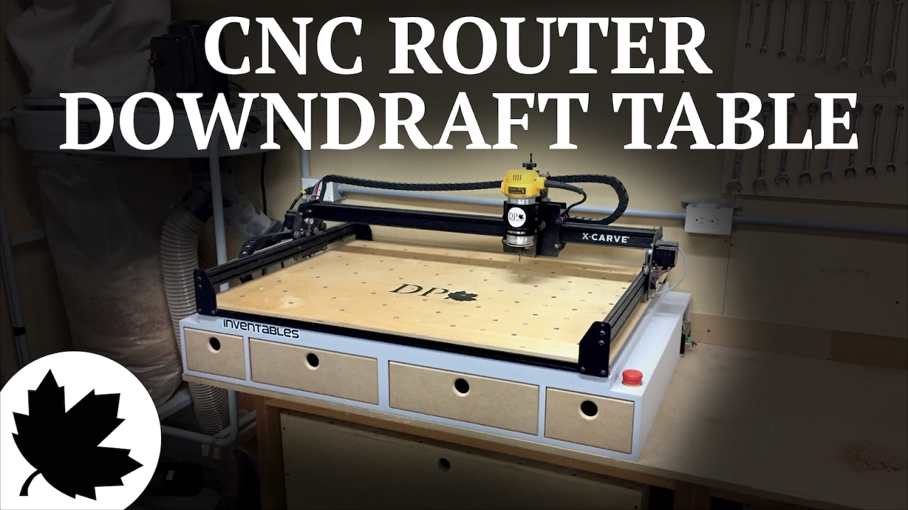 CNC Downdraft Table with Storage