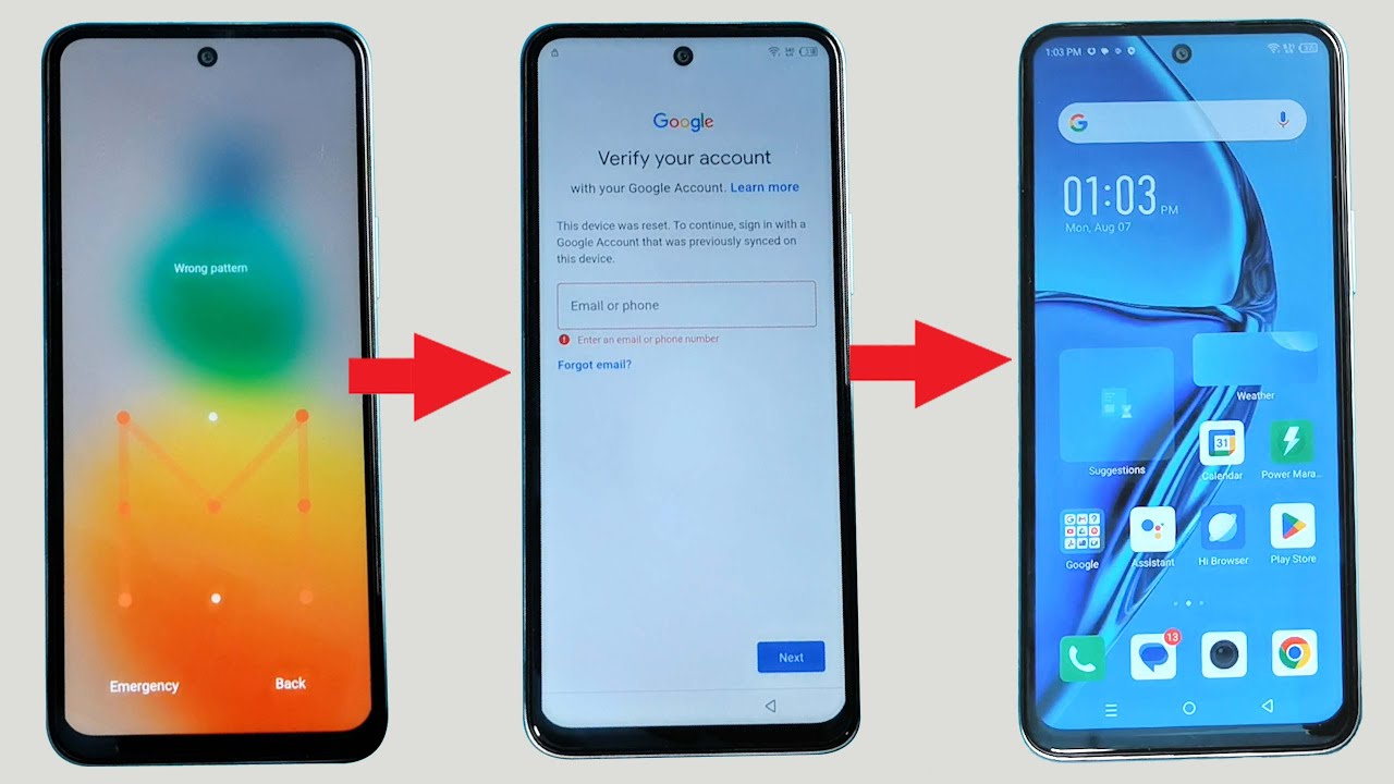 Infinix Hot 20 (X6826) Hard Reset And Frp Bypass/Unlock Google Lock Android 12 | Infinix X6826 Frp |