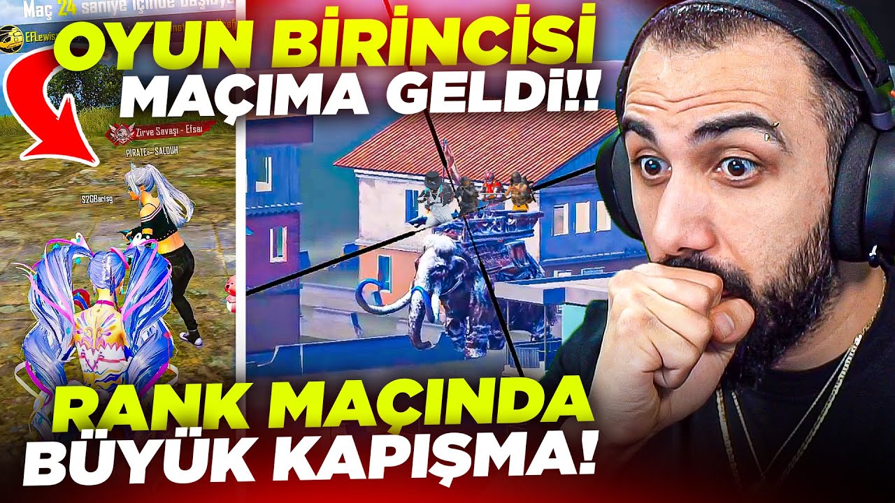 ZİRVE SAVAŞI 1.Sİ OYUNA DENK GELİRSE?? 😱 (BÜYÜK VS) EKİPLE TÜM GÜN RANK KASTIK!! | PUBG MOBILE