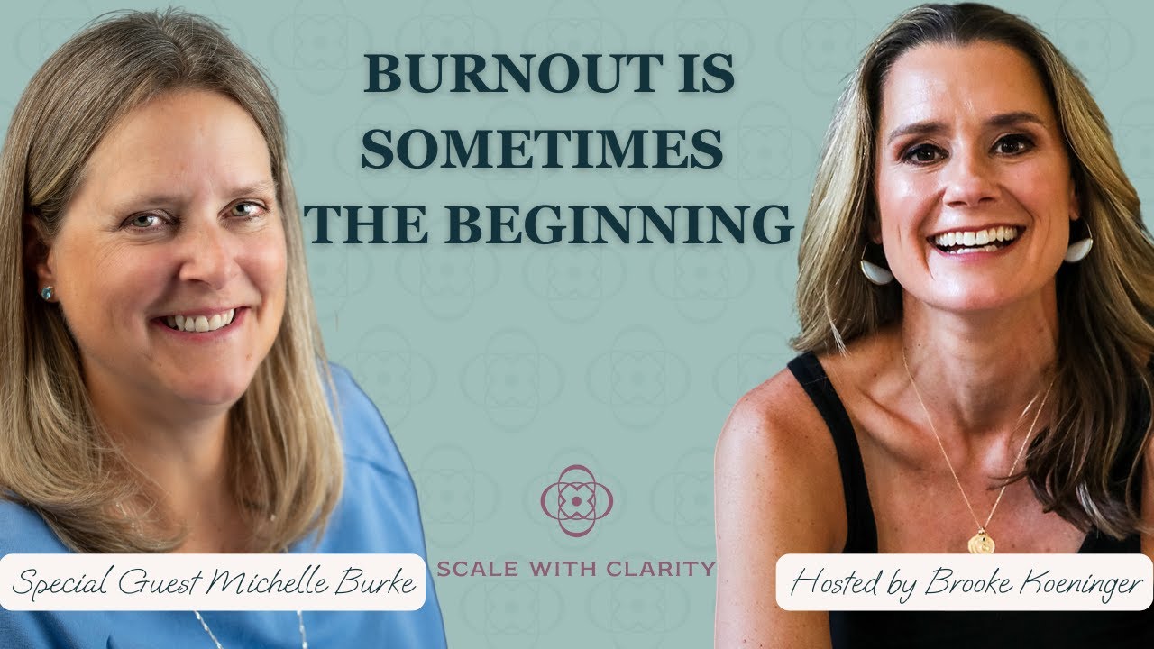 Burnout is sometimes the beginning...