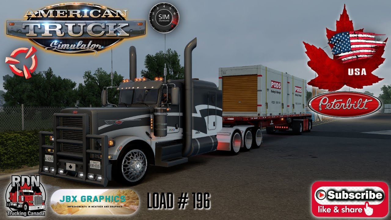 American Truck Simulator RDN Trucking Canada. Груз № 196 из Корпус-Кристи, Техас, в Остин, Техас.