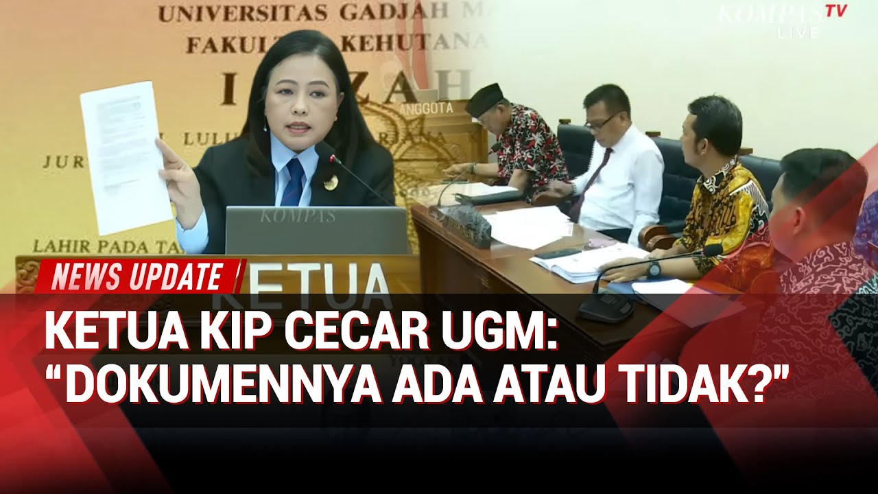 Ketua KIP Cecar UGM: “Dokumennya Ada atau Tidak?” Sengketa Ijazah Jokowi Memanas!