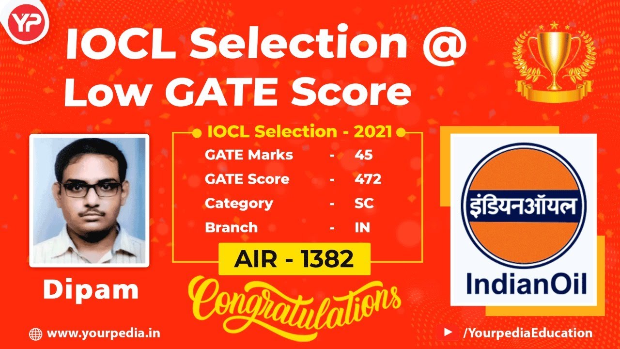 IOCL Selection @ Low GATE Score | IOCL 2021 Interview Experience | Jadavpur University