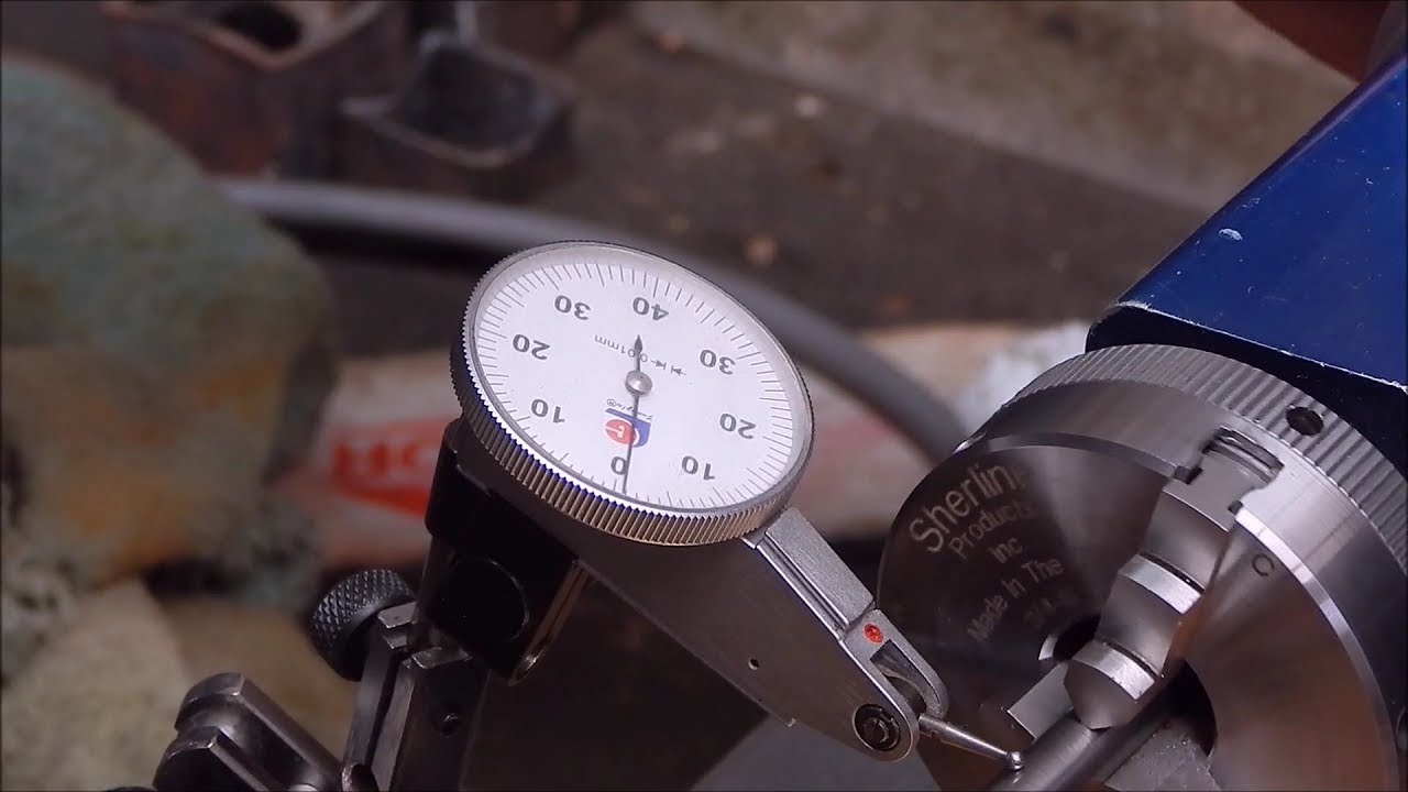 Correcting chuck register runout on a Sherline micro lathe