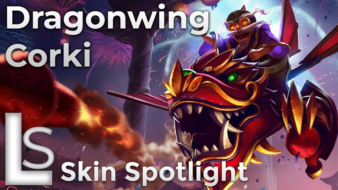 Dragonwing Corki - Skin Spotlight - Lunar Revel: Firecracker Collection - League of Legends