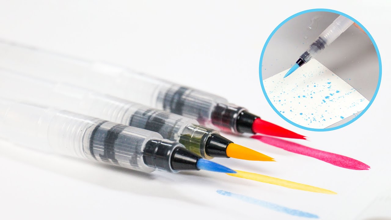5 Fun Ways To Use Rounded Tip Water Brushes in Your Crafting | Scrapbook.com Exclusive