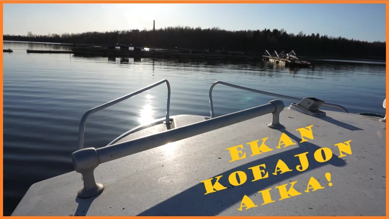 Ensimmäinen KOEAJO!! Vielä on Paljussa laitettavaa! Finmar 510