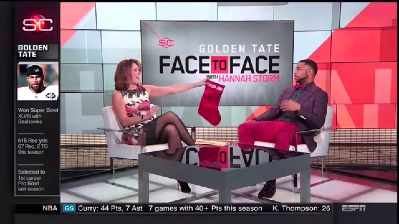 Hannah Storm in sheer hose  12/6/15
