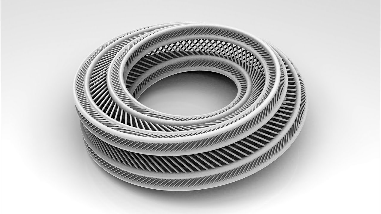 Exercise 11: How to model 'Complex Mobius Geometry' in SOLIDWORKS 2018 |Intricate Modelling Tutorial