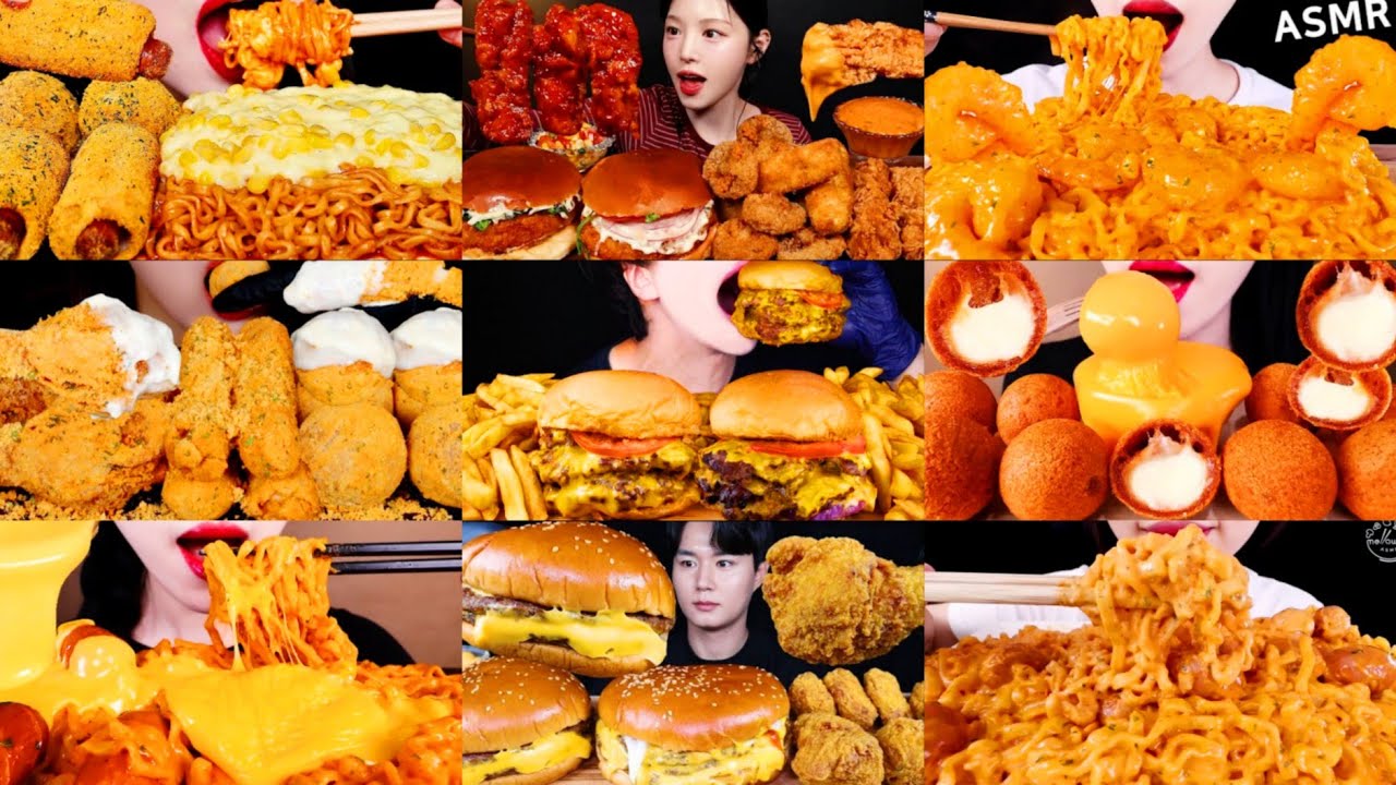 ULTIMATE FAST FOOD MUKBANG COMPILATION 💯 DELICIOUS SATISFYING ASMR VARIOUS FOOD EATING SHOW 