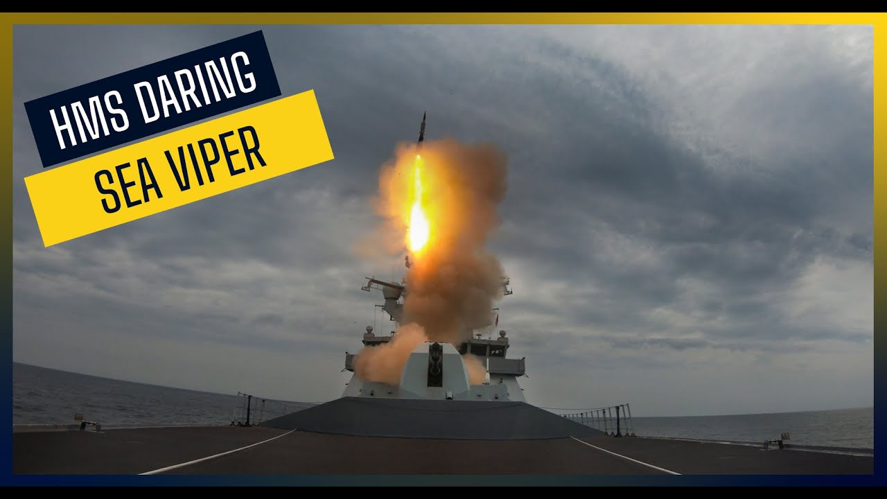 HMS Daring tests Sea Viper missile | Royal Navy