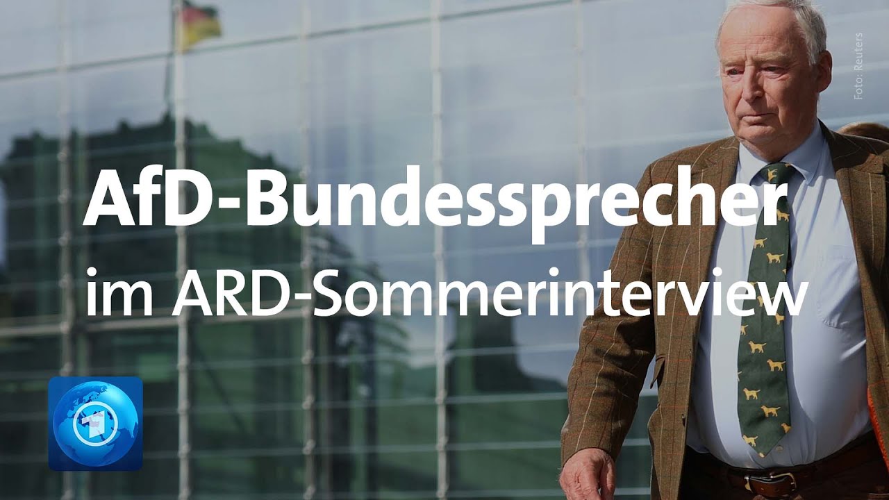 ARD-Sommerinterview mit Alexander Gauland (AfD)