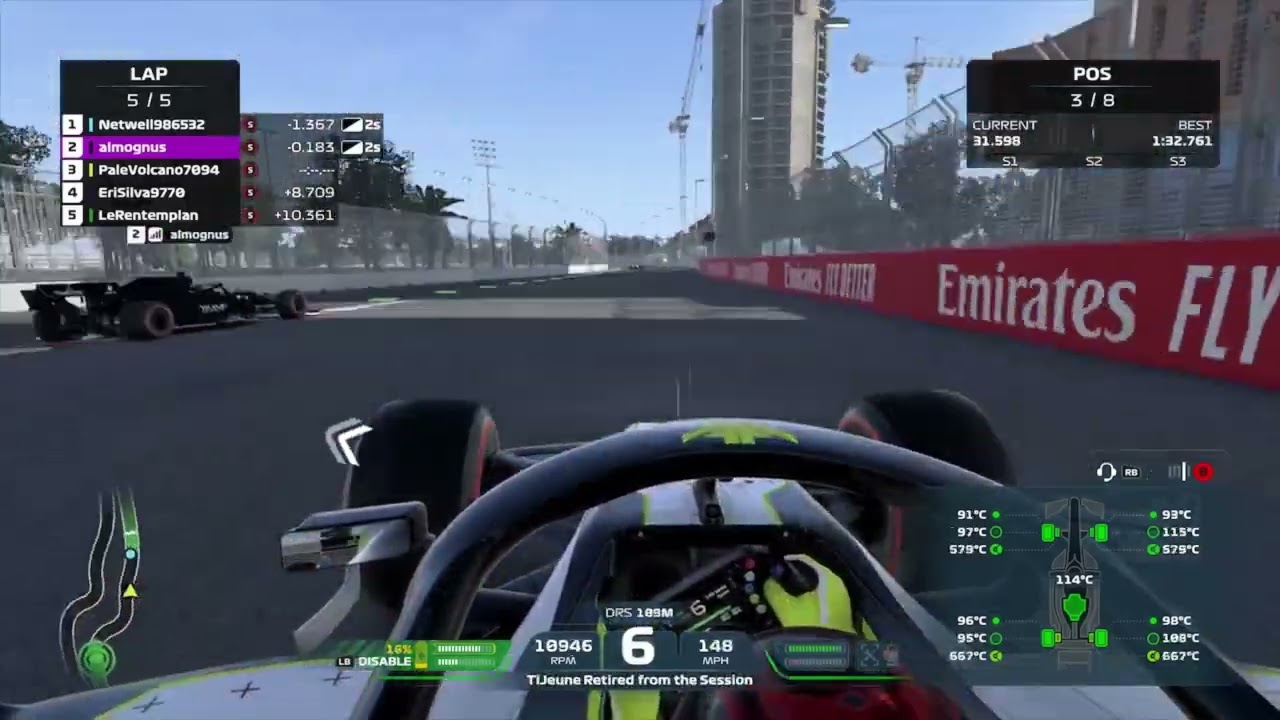 Surviving Jeddah in F1 2021 online