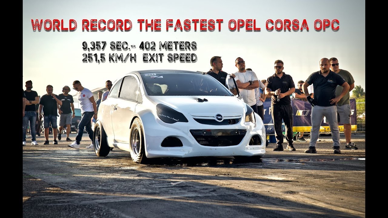 Dragster Agrinio Opel Corsa OPC Monster 9,3sec 251klm
