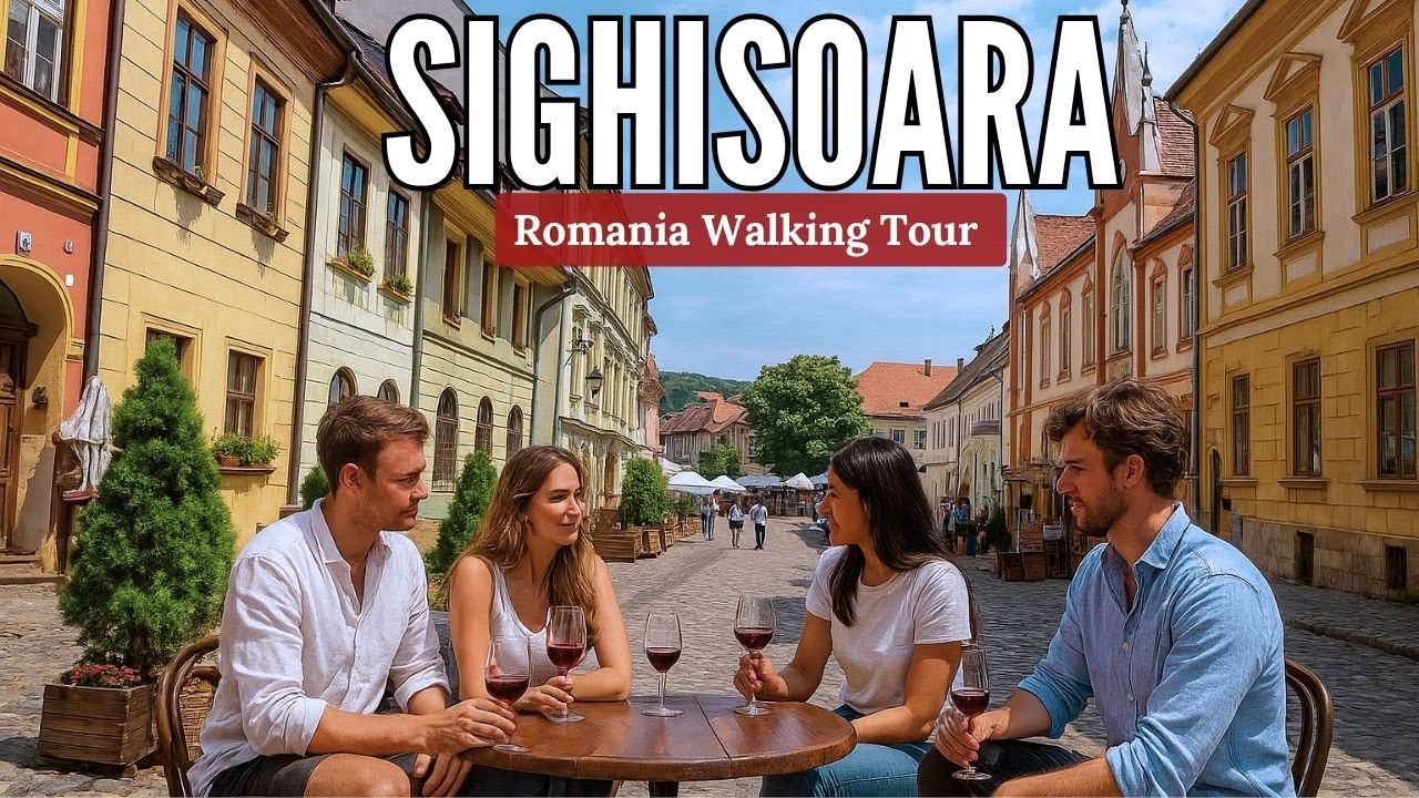 Sighișoara, Romania 🇷🇴 | 4K City Walk Through Dracula’s Birthplace & Historic Streets
