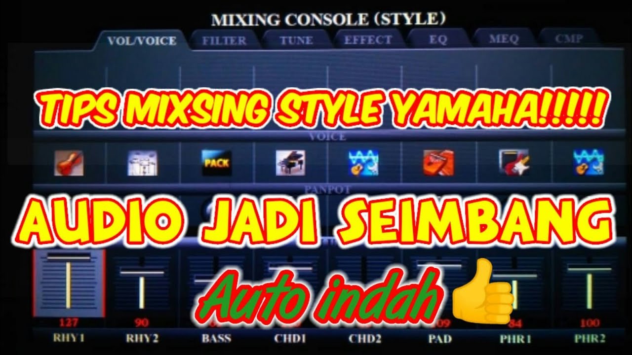 cara mixsing style ciamik di kyeboard YAMAHA PART 1 #style #yamahamusic #mixing