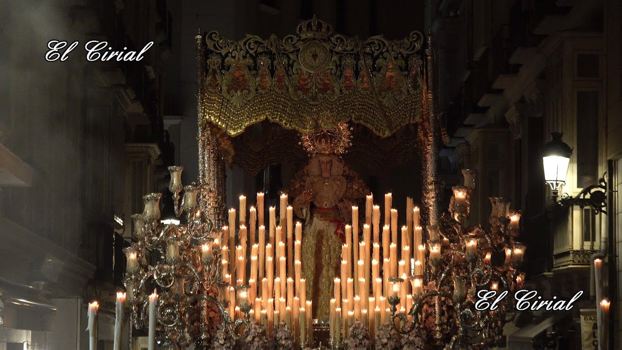 75 ANIVERSARIO VIRGEN DE GRACIA Y ESPERANZA MALAGA 2024 BOLSA, STRACHAN, OBISPO, M.LARIO, P.SIGLO 4K