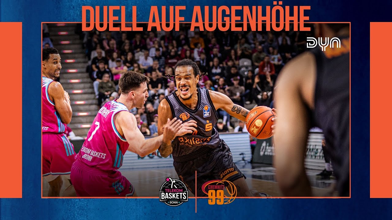 Highlights: Telekom Baskets Bonn - NINERS Chemnitz | easyCredit BBL | Dyn Basketball