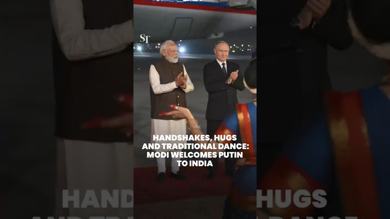 Handshakes, hugs and traditional dance: Modi welcomes Putin to India