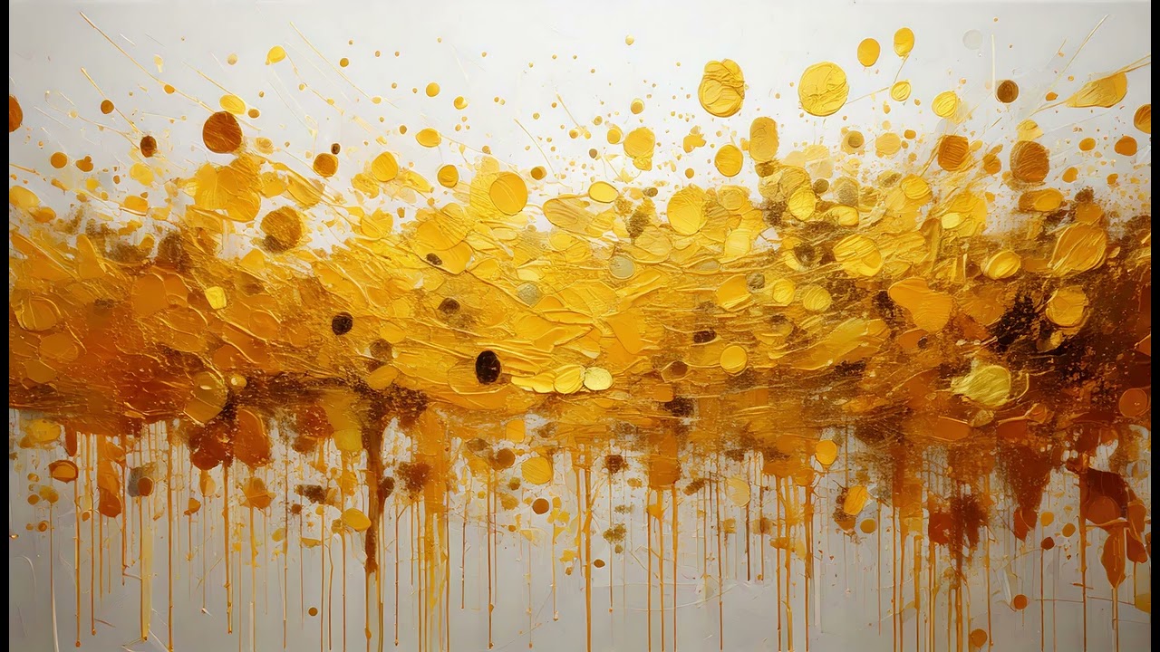 2-Hour 4K Frame TV Art | Golden Synthesis: The Art of Abundance | Wallpaper TV Art | WLPR GLLRY