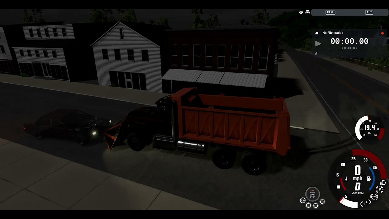 TRYING TO KILL THE GHOST CAR INSTEAD OF WRECKING MY TRUCK