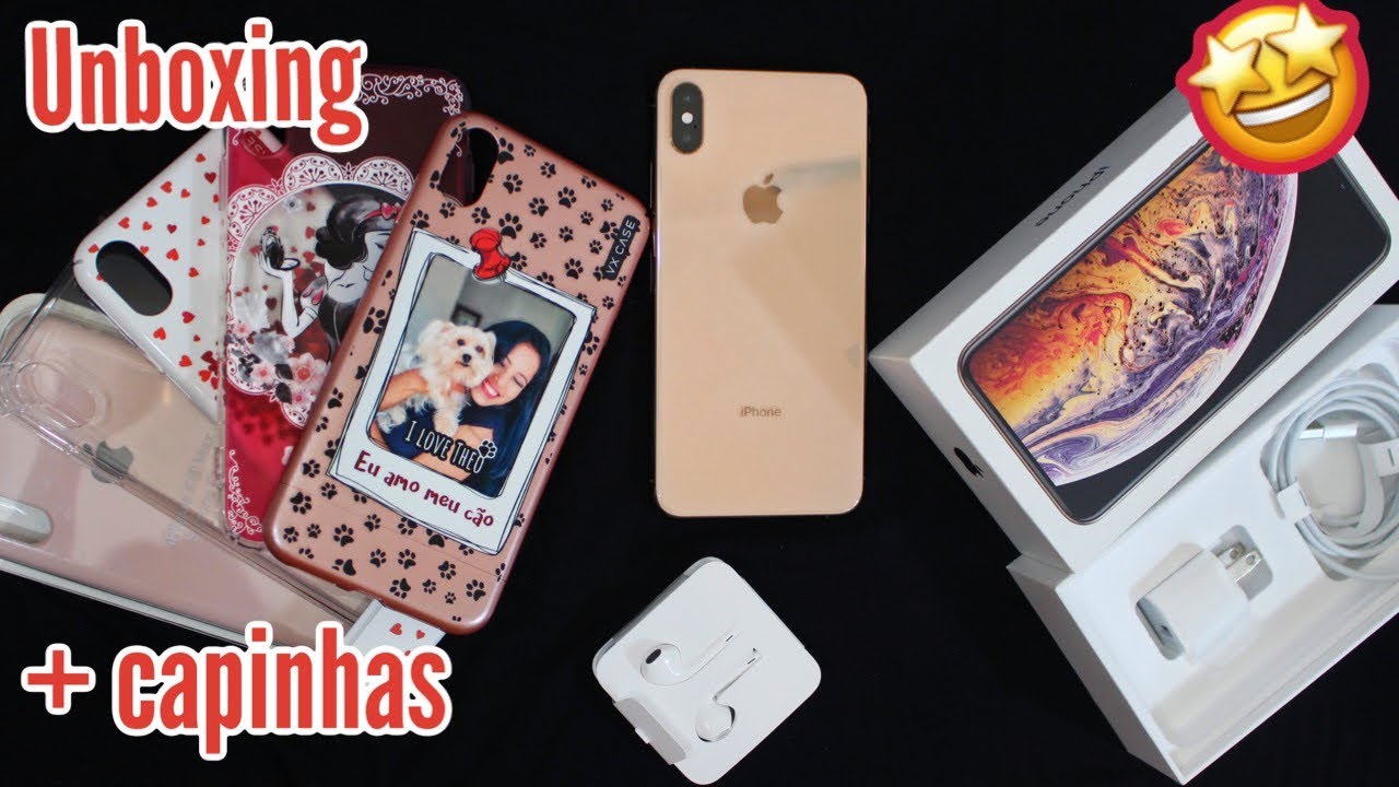 UNBOXING IPHONE XS MAX 256gb +NOVAS FUNÇÕES + CAPINHAS