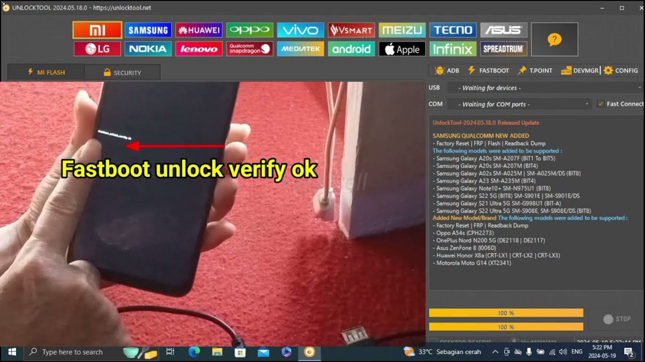 🟢 OPPO A77s CPH2473 Refurbish Buka Pola Kode || Bypass FRP Via UNLOCKTOOL