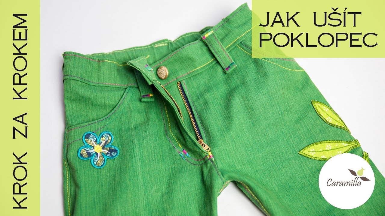 Jak šít poklopec | Caramilla Easy