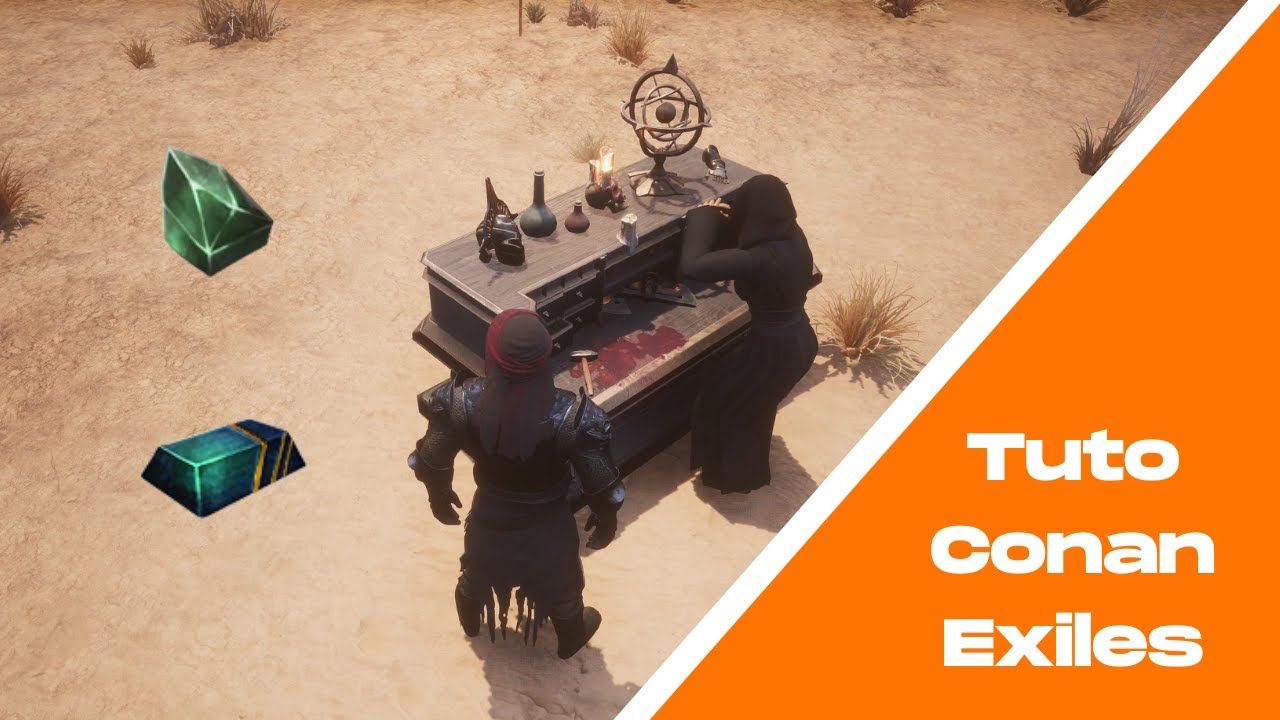 Tuto Conan Exiles – L'Eldarium en décomposition, l'Eldarium et l'atelier d'approfondissement