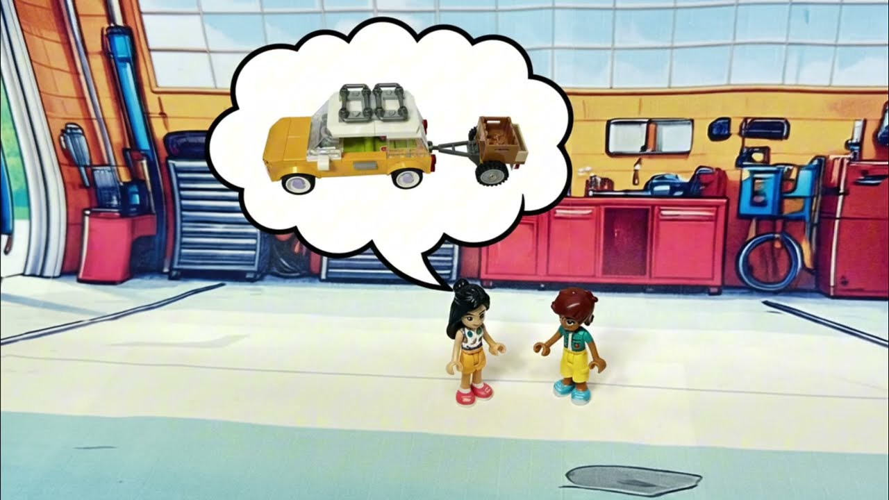 🚗 LEGO Friends 42659 Travel Car Trailer!