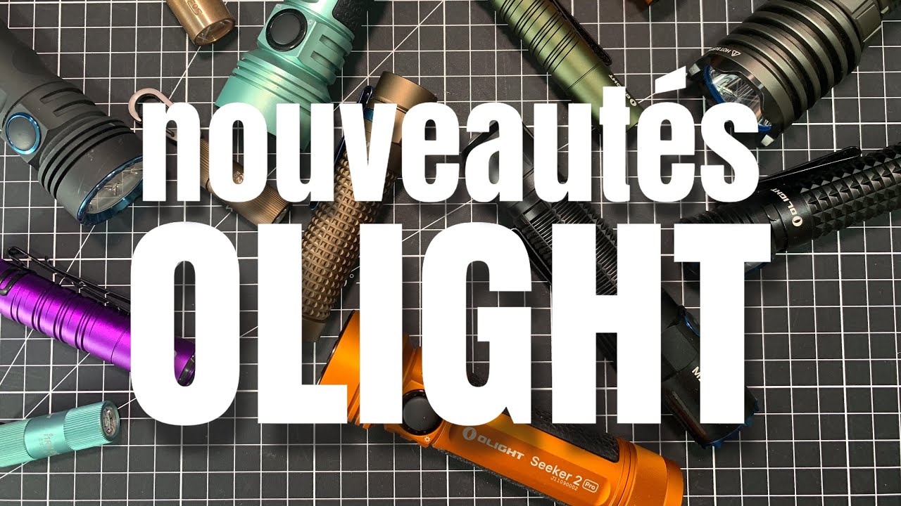 OLIGHT ... Open 2, S1R Baton 2 orange, i5T eos violet, i3T eos OD green, i1R 2 eos vert menthe...