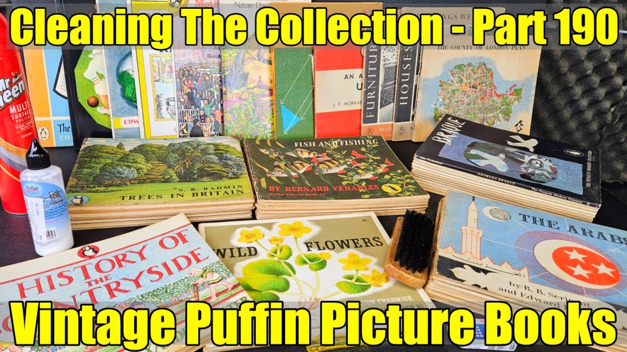 Unintentional ASMR - Cleaning The Collection - Part 190 - Puffin Picture Books