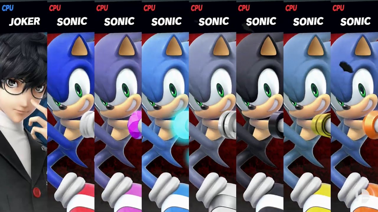 Super Smash Bros. Ultimate - Joker kills ALL THE HEDGEHOGS!!!