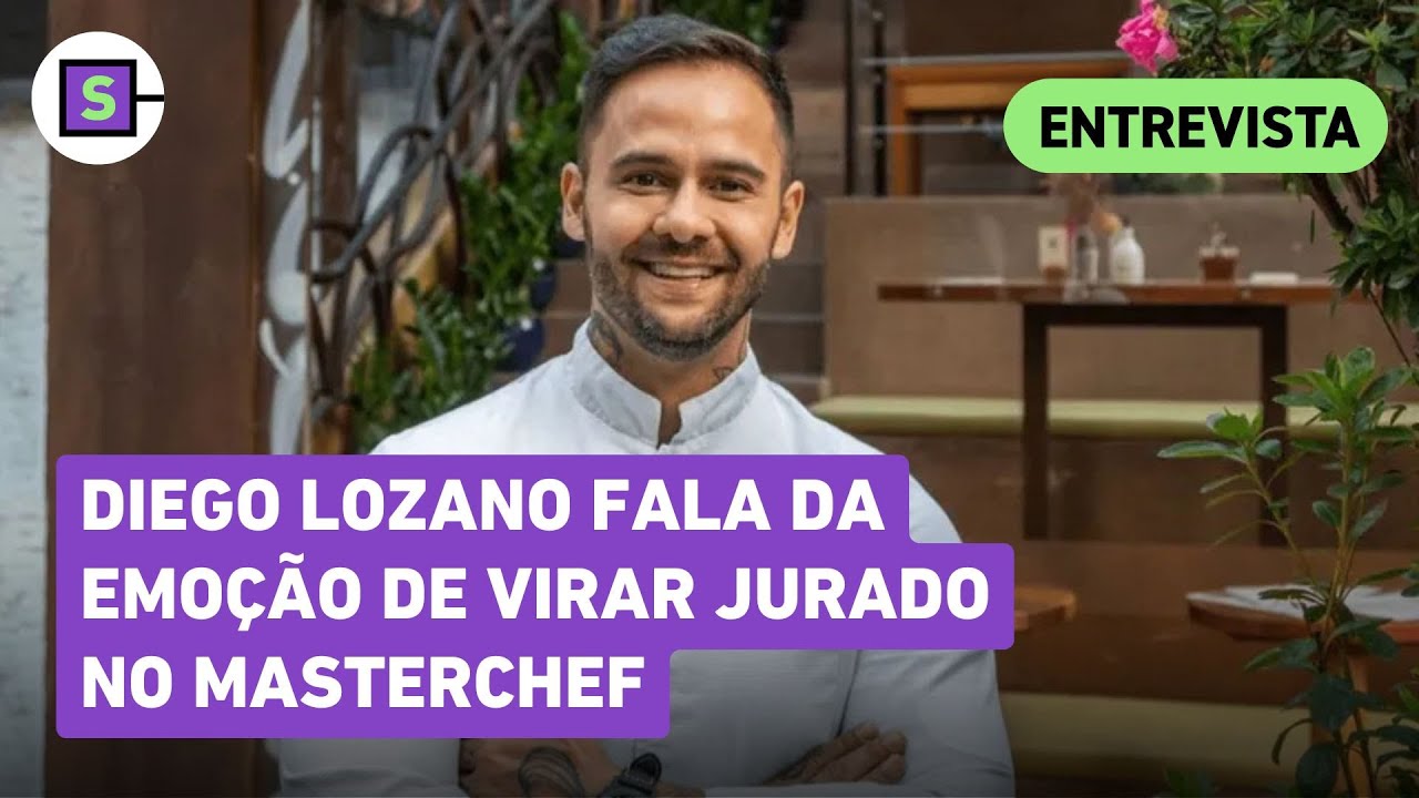 'Chorei muito': Diego Lozano fala da emoção de virar jurado no MasterChef