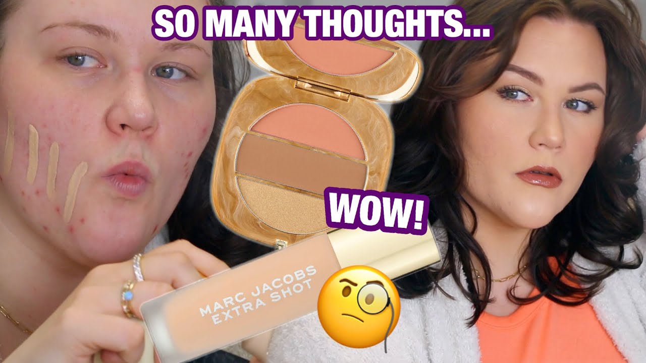 MARC JACOBS EXTRA SHOT CAFFEINE CONCEALER & FOUNDATION + OMEGA X THREE