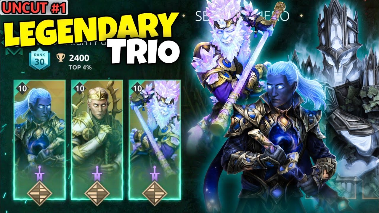 Using Low Level Legendary Team (ITU, MK, KOTL) 😳 | Shadow Fight 4 Gameplay | Uncut Series Part 1