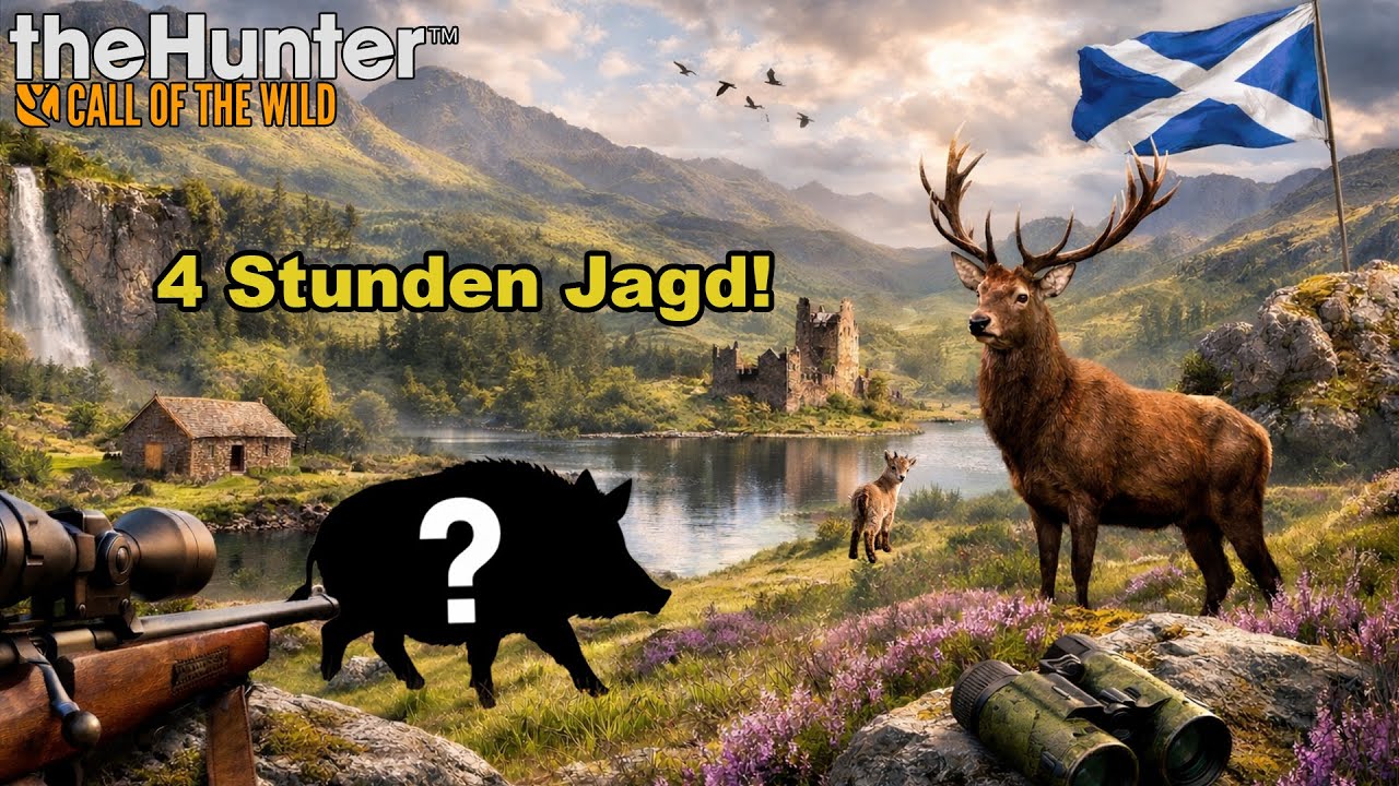 ERSTE Jagd auf der NEUEN Map in Schottland! WO sind die Wildschweine? | theHunter: Call of the Wild