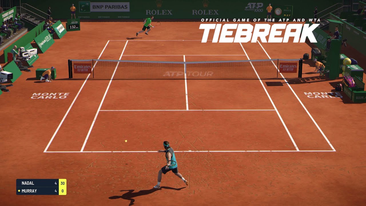 TIEBREAK - Andy Murray Vs Rafael Nadal I Monte Carlo Masters I Legendary AI (PS5)