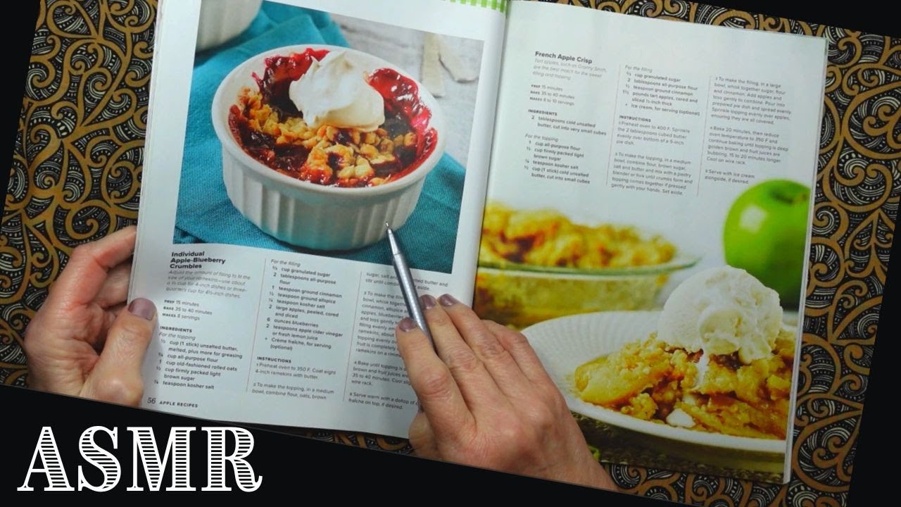 ASMR | Cosy Winter Baking Magazine for the New Year! - Whispered Browse/Read with Lozenge