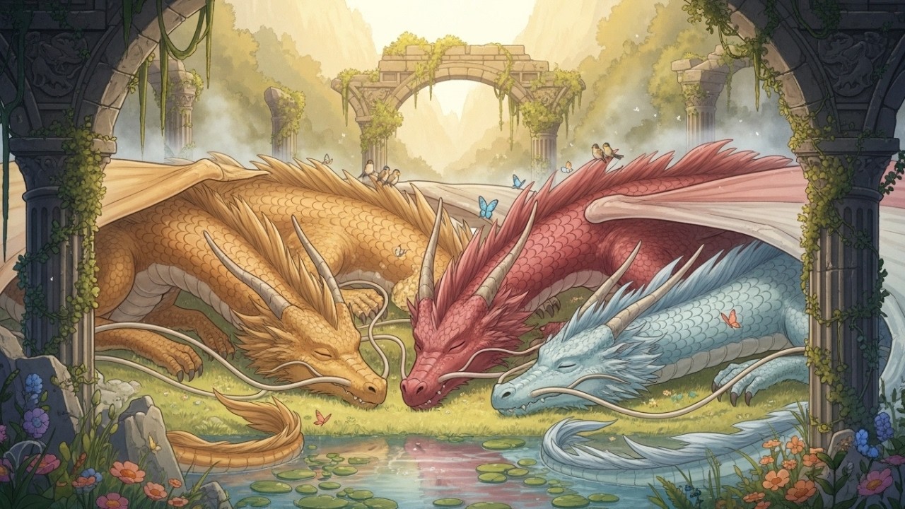 The Dragon Sanctuary  Cozy Fantasy Music for Study & Focus